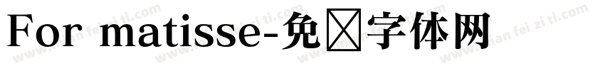 For matisse字体转换
